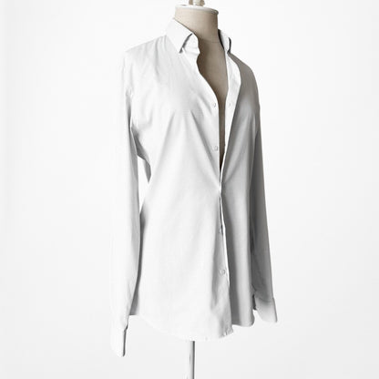 Zara Blue White Checkered Print Button Down Shirt Size S