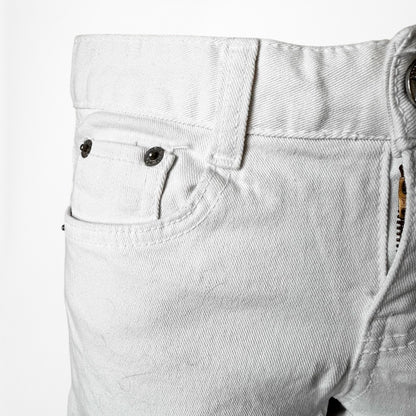 Vintage Y2K White Low Rise Skinny Denim Jeans Size XS